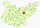 Расположение муниципалитета Кинтана-де-ла-Серена на карте провинции