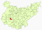 Расположение муниципалитета Сальватьерра-де-лос-Баррос на карте провинции