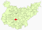 Расположение муниципалитета Лос-Сантос-де-Маймона на карте провинции
