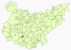 Расположение муниципалитета Аталая на карте провинции