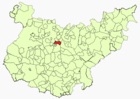 Расположение муниципалитета Ла-Сарса на карте провинции