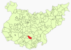 Расположение муниципалитета Бьенвенида на карте провинции