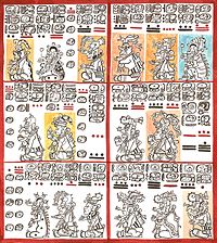Реконструкция Дрезденского кодекса, 8-я и 9-я страницы