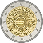 €2 — Франция, 2012