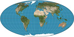 Карта современной Земли