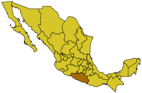 Свободный и Суверенный Штат Герреро на карте