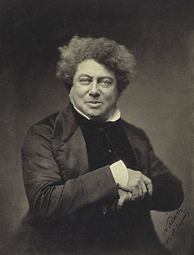 Александр Дюма в 1855 году (Фотограф — Феликс Надар).