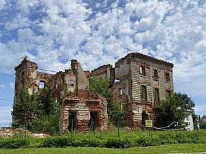 Развалины большого дома белкинской усадьбы. 2022. Фото — Егор Дегтярев
