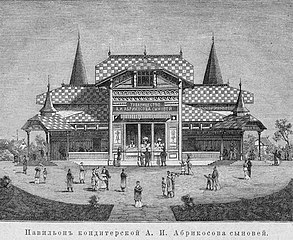 Павильон Товарищества на Всероссийской художественно-промышленной выставке 1882 года в Москве