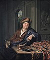 «Пьющий мужчина в интерьере». Виллем ван Миерис, 1706