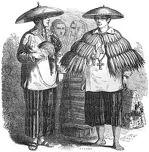 Тагальский мужской костюм в начале 19 века