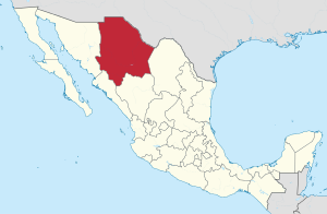 Чиуауа на карте