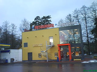 Ресторан быстрого питания «Hesburger» в Юрмале, Латвия