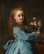 Портрет писательницы Эдит Уортон в детстве, 1870