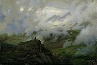 «Эльбрус в облаках», 1894, Государственный Русский музей.