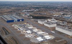 Главные производственные мощности Airbus в Тулузе, Франция