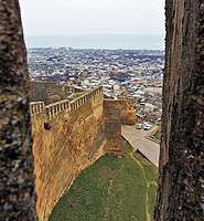 Стена дербентской крепости
