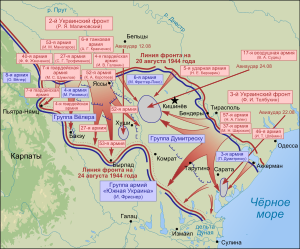 Схема Ясско-Кишинёвской операции
