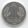 Монета ГДР, 1 марка