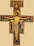 Крест святого Дамиана. ΧΙΙ в. Церковь Сан-Франческо, Ассизи