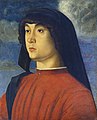 Беллини. Портрет юноши в красном. 1485-1490. Национальная галерея, Вашингтон