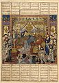 Оплакивание Искандера. Миниатюра. «Шахнаме Демотта», 1328—1336 гг. Галерея Фрир, Вашингтон