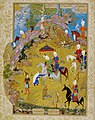 Султан Мухаммед. Султан Санджар и старуха. «Хамсе» Низами. 1539-1543 годы. Британская библиотека, Лондон.