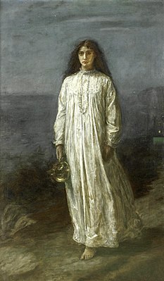 Джон Эверетт Милле «Сомнамбула» (1871 год)