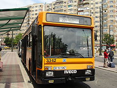 Автобус Iveco TurboCity-U 480 в Бухаресте, Румыния(RATB)
