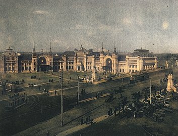 Брестский вокзал в 1911 г.