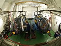 Ангар для вертолетов на немецком научно-исследовательском судне Поларштерн