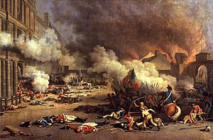 Штурм Тюильри 10 августа 1792 года Жан Дюплесси-Берто (1747-1819)