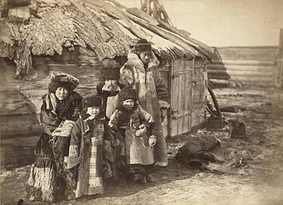Группа минусинских татар — хакасов. Начало XX века