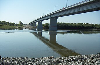 Мост на дороге Асино—Первомайское, Томская область.