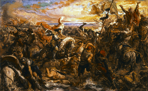 Ян Матейко. Король Владислав III в битве при Варне (1879).