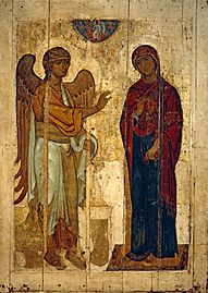 Икона «Устюжское Благовещение», 20—30-е годы XII века