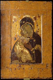 «Владимирская икона Божией Матери», XII век