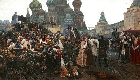 Картина Василия Сурикова «Утро стрелецкой казни», 1881