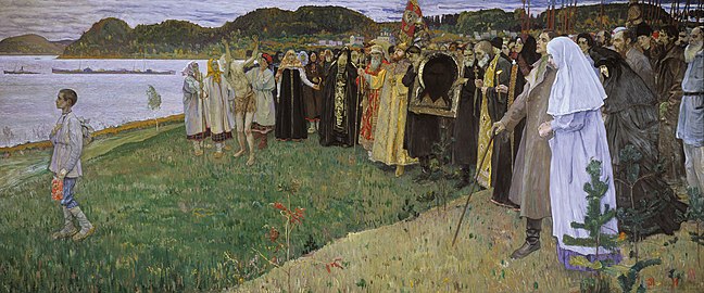 Картина Михаила Нестерова «На Руси. Душа народа», 1914—1916