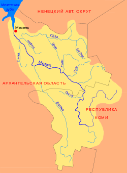 Бассейн реки Мезень