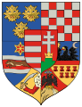Герб Славонии в составе герба Венгерского королевства времён Австро-Венгрии