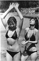Немецкие девушки в бикини. Берлин-Панков, Фрайбад, 1986 год