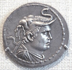 Монета с портретом Деметрия I в Метрополитен-музее