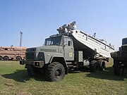 КрАЗ-260 для транспортировки катера-толкача БМК-Т
