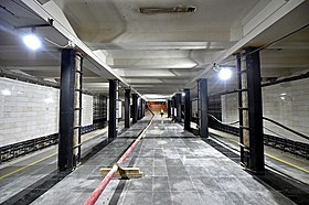 Станционный зал в ходе реконструкции 16 августа 2020 года