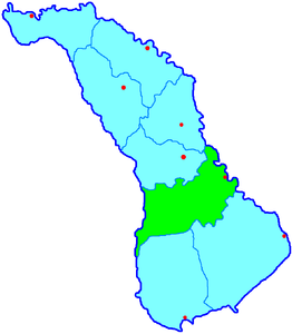 Бендерский уезд на карте