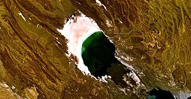 Снимок озера из NASA World Wind