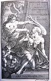 Фронтиспис первого тома издания «Великий театр нидерландских художников и художниц». 1718. Офорт