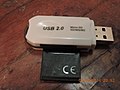 Кардридер в формфакторе USB-флеш-накопителя для карт-памяти