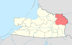 Краснознаменский район Краснознаменский муниципальный округ на карте